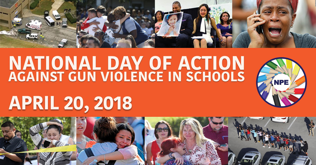 National Day of Action to Prevent Gun Violence in Schools Athens Anti