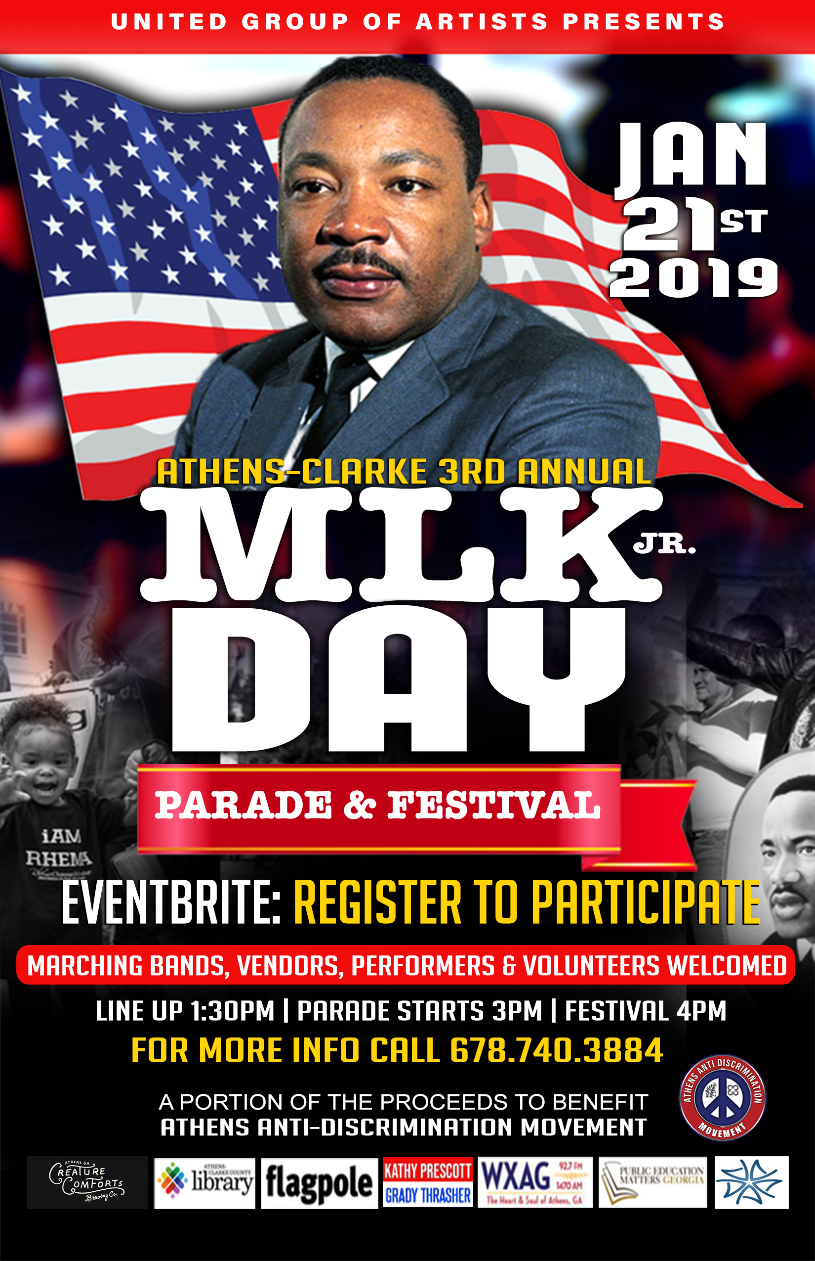 Press Release Athens 3rd Annual MLK Day JR. Parade and Music Fest